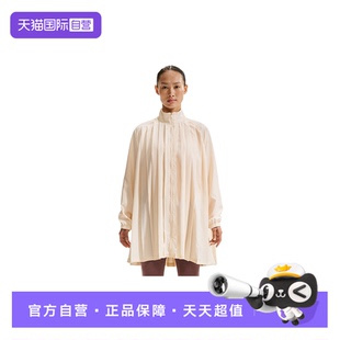 【自营】Nike耐克女子气质法式长袖衬衫连衣裙米色裙 IF0559-103