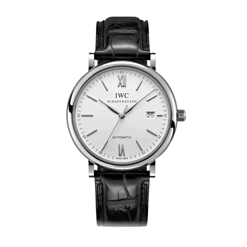 【自营】中古99新万国/柏涛菲诺/40mm/皮带男士热门正装商务腕表
