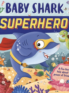 【自营】Baby Shark Superhero 超级英雄小鲨鱼 英语早教启蒙图画书 儿童故事绘本 亲子睡前读物 英文原版进口图书