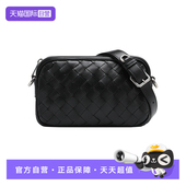 编织方格设计时尚 纯色单肩斜挎包 Veneta经典 男士 自营 Bottega