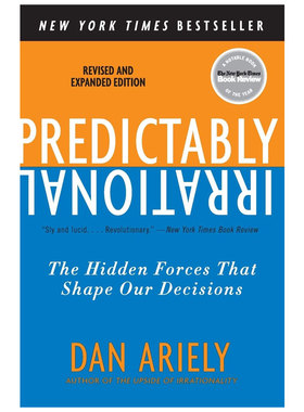【自营】预售 诞行为学 可预测的非理性 Predictably Irrational 英文原版 心理书籍