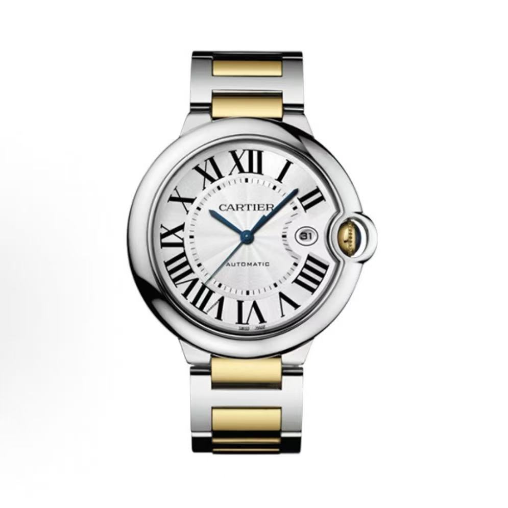 【自营】中古99新卡地亚/蓝气球系列/42mm/间金自动机械男表