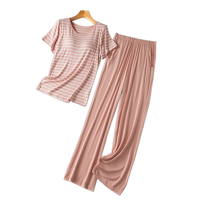 M.D.P.女带罩杯一体式家居服睡衣