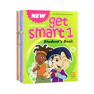 【自营】原版进口新版new get smart 1 2 3 4 5 6级别学生套装6-12岁少儿英语教材英国MM出版社美式发音美语课程