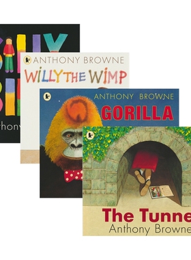 【自营】Anthony Browne 安东尼·布朗 英语绘本故事 大猩 傻傻的比利 名家绘本  亲子阅读  图画故事 英文原版进口儿童图书