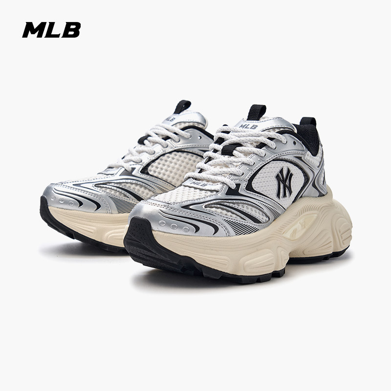 【自营】MLB张凌赫同款男女厚底街头赛博老爹鞋25春新款