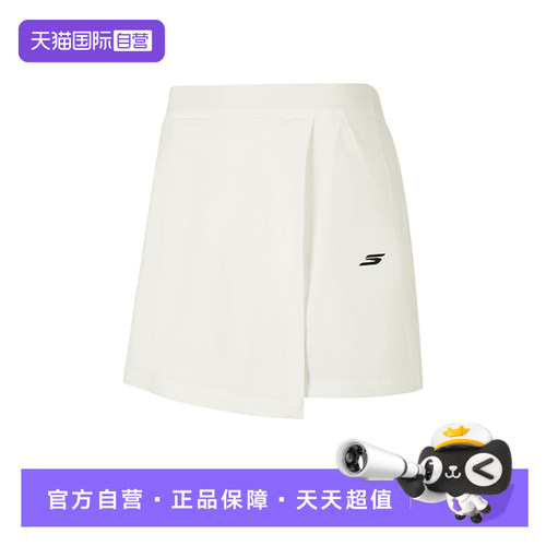 【自营】SSkechers斯凯奇女运动休闲短裙透气半裙 P326W005/06TS