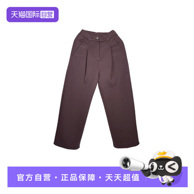 【自营】耐克女裤宽松直筒裤阔腿裤刺绣休闲运动长裤IF0322-502