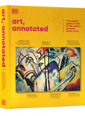 【自营】DK艺术详解分析世界500幅伟大画作英文原版Art Annotated:The World's 500 Greatest Paintings Explained精装艺术画册