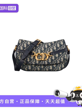 【自营】中古95新迪奥Dior CD Besace老花手提包单肩包斜挎包