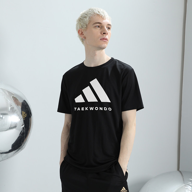 【自营】Adidas速干休闲短袖T恤男装夏季阿迪达斯官方轻运动正品