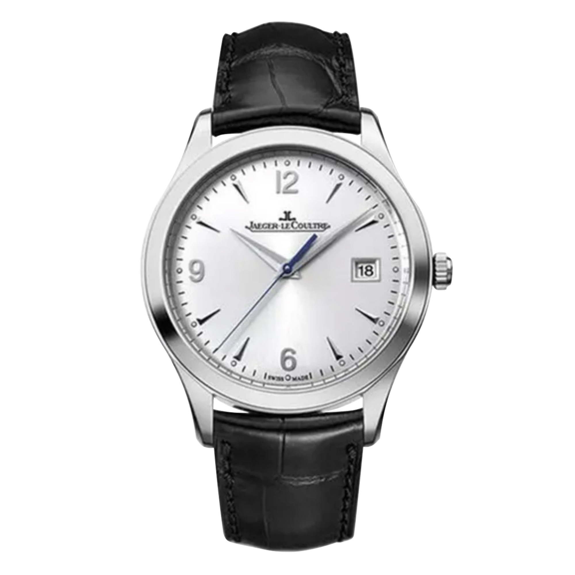 【自营】中古99新积家/大师系列/39mm/白盘皮带/半金驼/男士