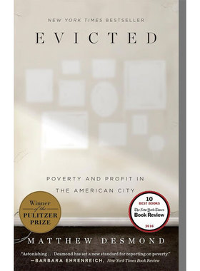 【自营】预售 扫地出门 美国城市的贫穷与暴利 Evicted 英文原版 Poverty and Profit in the American City Matthew Desmond