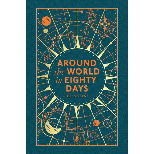 【自营】预售 海雀布纹经典 环游世界八十天 Around the World in Eighty Days 英文原版 Jules Verne 古典冒险小说