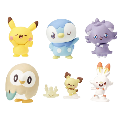 【自营】多美 宝可梦 爱心气球玩偶炎兔儿皮卡丘木木枭妙喵波加曼