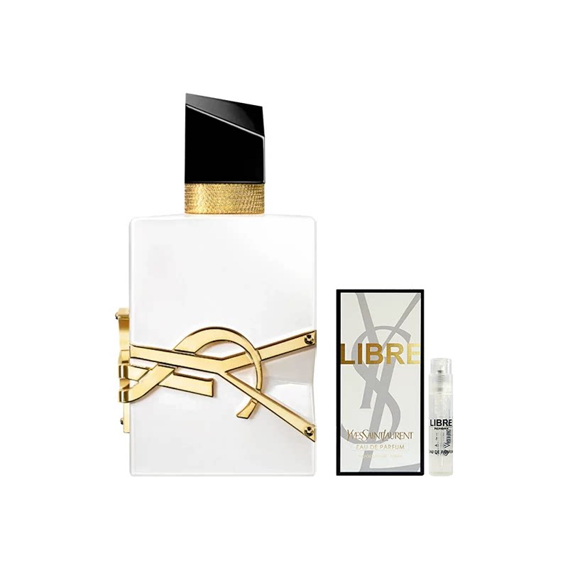 YSL/圣罗兰女士香水淡香50ml+自由之水小样1.2ml【临期】