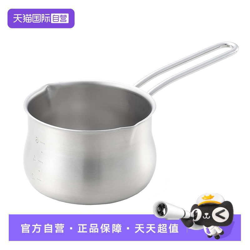 吉川日本进口304不锈钢辅食锅