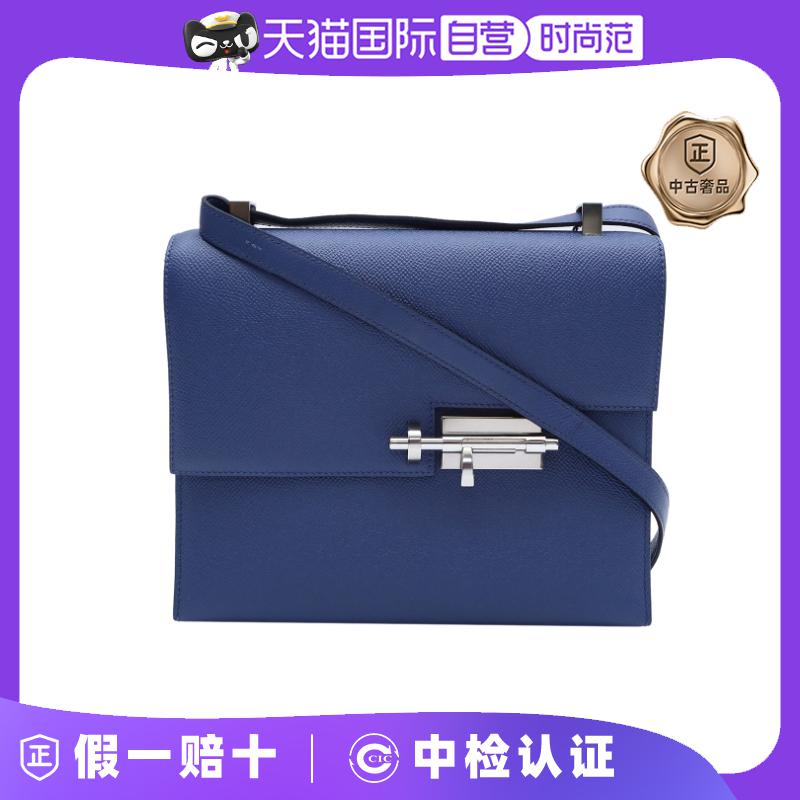 【自营】中古98新Hermes/爱马仕斜挎包Verrou手枪包Epsom皮C刻