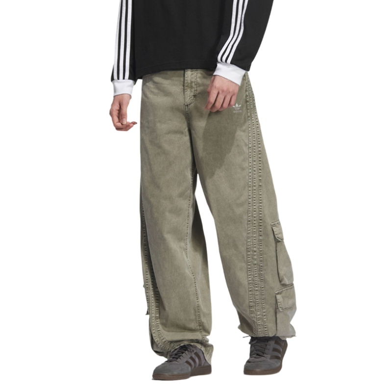 【自营】adidas阿迪达斯男女三叶草多口袋工装裤梭织长裤KE0467