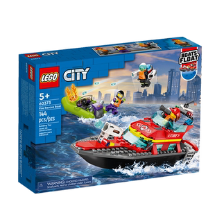 【自营】乐高积木城市系列消防救援艇60373儿童男孩拼装玩具礼物