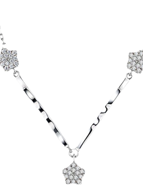 发夹星星锁骨链小众设计高级感