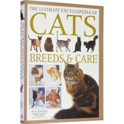 【自营】The Ultimate Encyclopedia of Cats - Breeds and Care猫咪图解百科全书 护理喂养知识 精装大开本儿童课外读物 英文原版