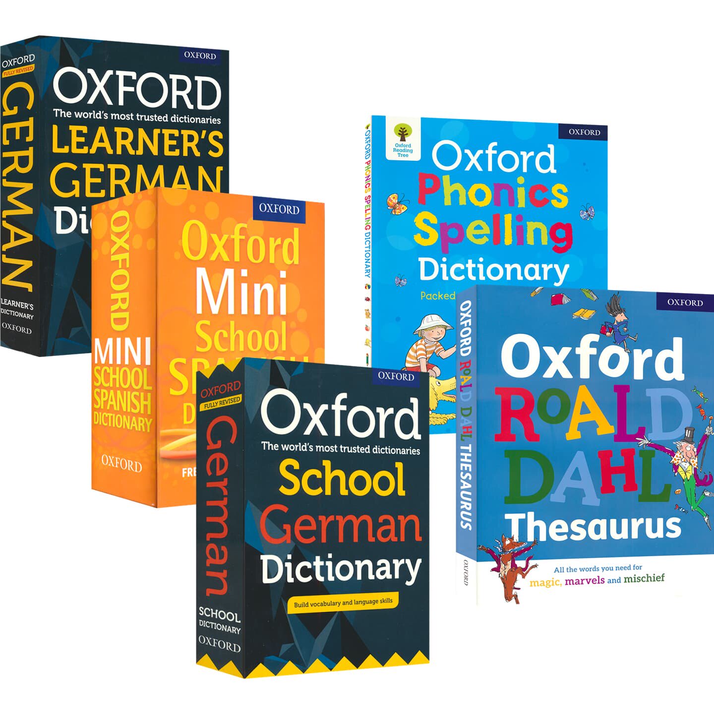 【自营】牛津英语词典 Oxford Dictionary Thesaurus Spanish German Phonics 多语种 数学科学 同义词 自然拼读 英文原版进口教辅