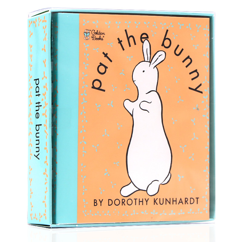 【自营】英文原版绘本patthebunny拍拍小兔子本触摸书英语读物 pat the bunny幼儿童早教益智感知认知纸板书 iamabunny 廖彩杏书单