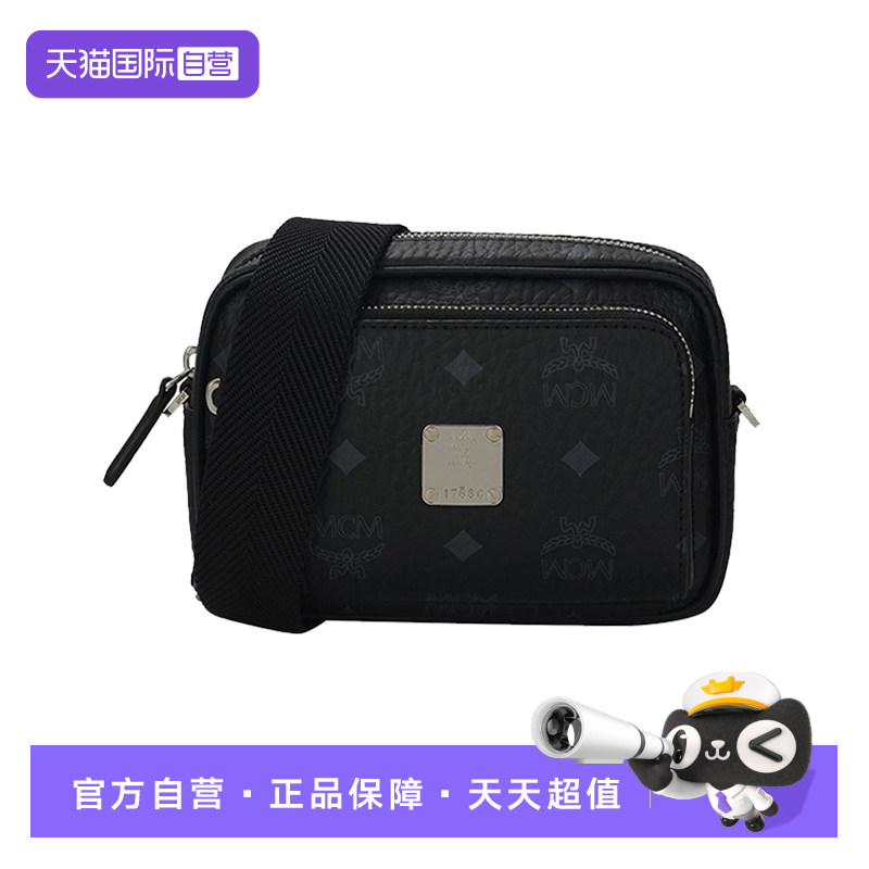 【自营】MCM女士Visetos Klassik印花相机包单肩斜挎包MMRAAKC03