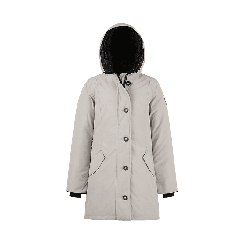 加拿大鹅中长款派克大衣羽绒服