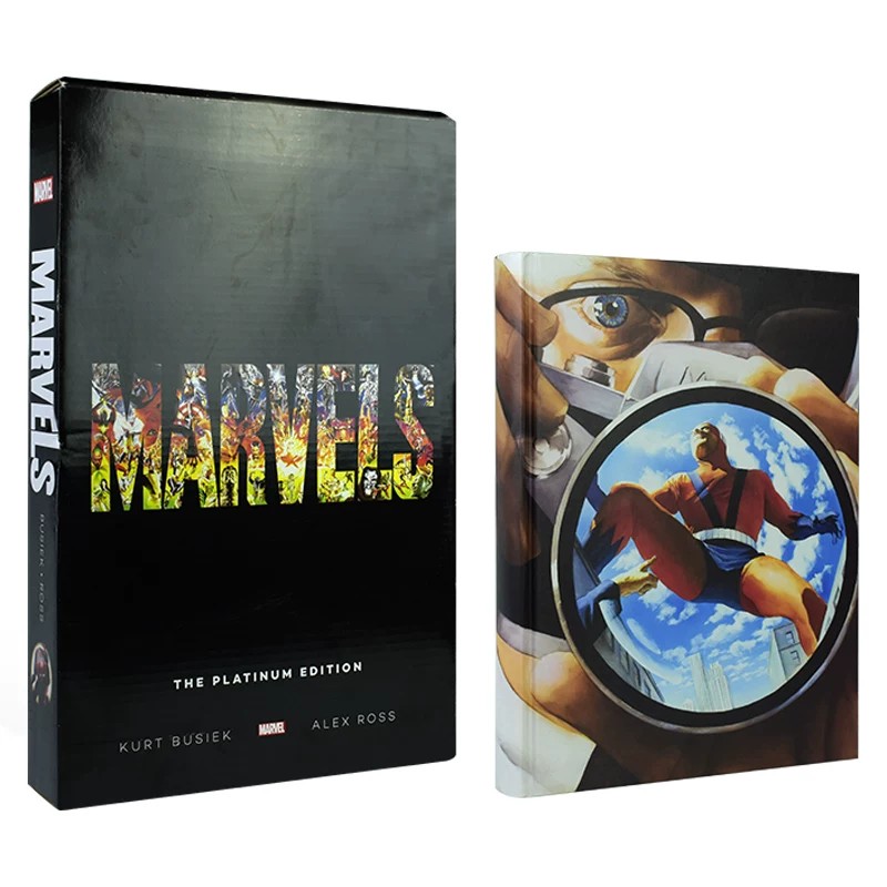 【自营】Marvels The Platinum Edition 漫威漫画故事大合集白金收藏版 超级英雄世界 Alex Ross 英语官方攻略指南 精装英文原版