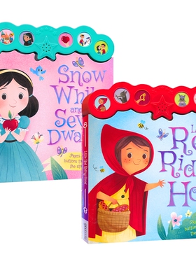 【自营】Igloo Read-along Sound Book Little Red Riding Hood Snow White and the Seven Dwarves 经典童话故事 发声书 英文原版