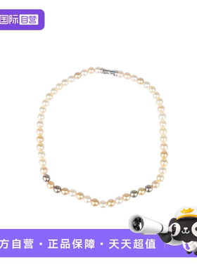 【自营】中古95新TASAKI(塔思琦)海水珍珠串珠项链18K白金43cm