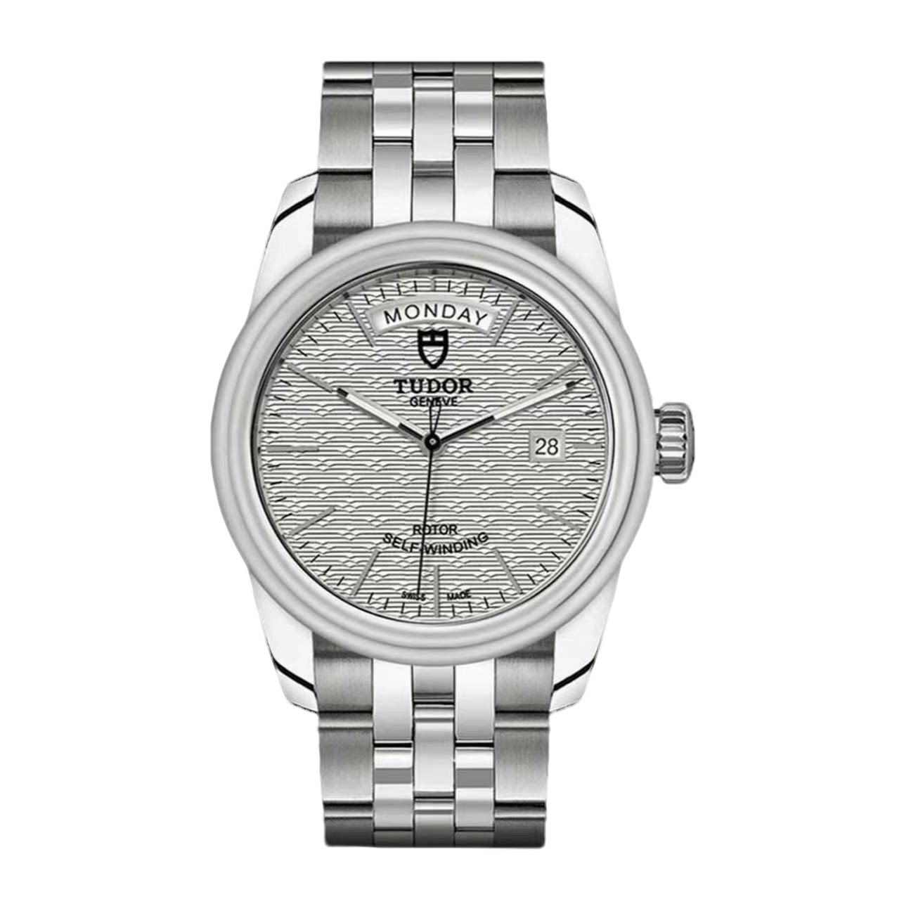 【自营】中古99新帝舵/骏珏系列/39mm/提花盘/灰盘钢带/男士手表