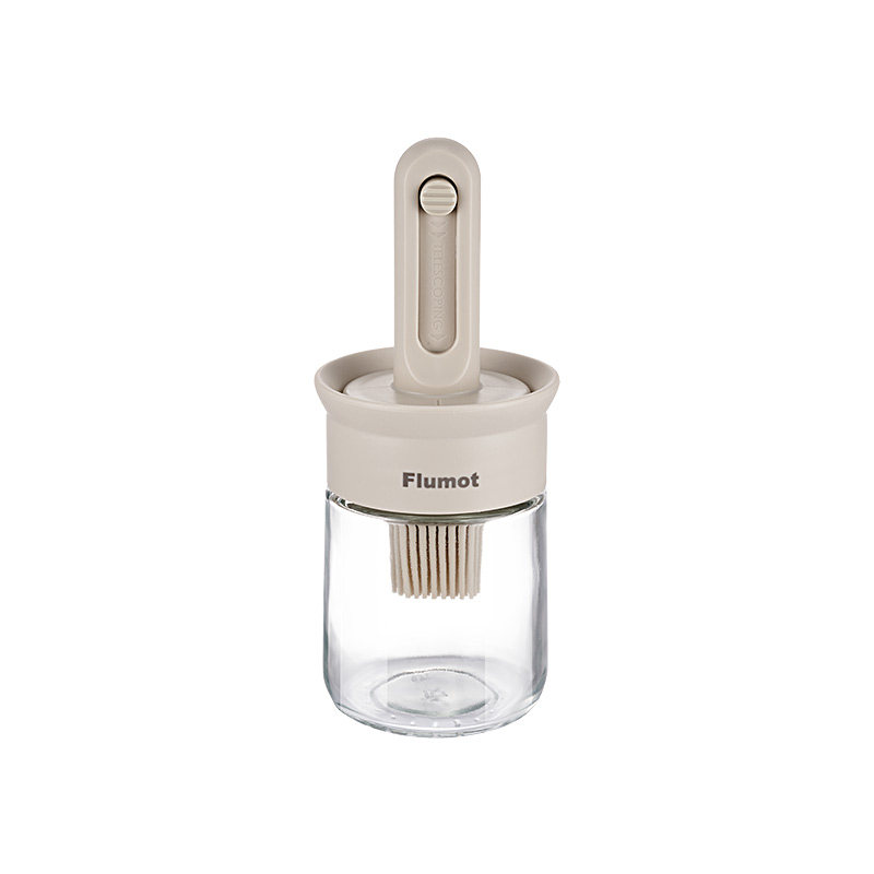 【自营】Flumot油壶玻璃硅胶油刷厨房食品级刷油倒油一体不挂油瓶