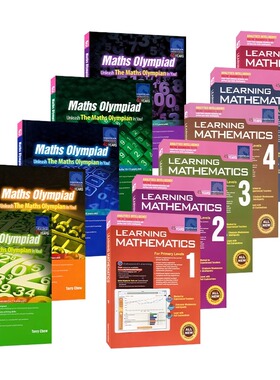 【自营】新加坡数学+奥数系列全套11册套装 SAP Learning & Olympiad Maths 1-6年级 新亚出版社 儿童英语练习册 英文原版进口图书