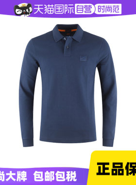 【自营】Hugo Boss/雨果博斯男士休闲翻领长袖POLOT恤衫 50507704