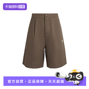 【自营】adidas阿迪达斯三叶草工装五分裤男棕色梭织短裤KG6694
