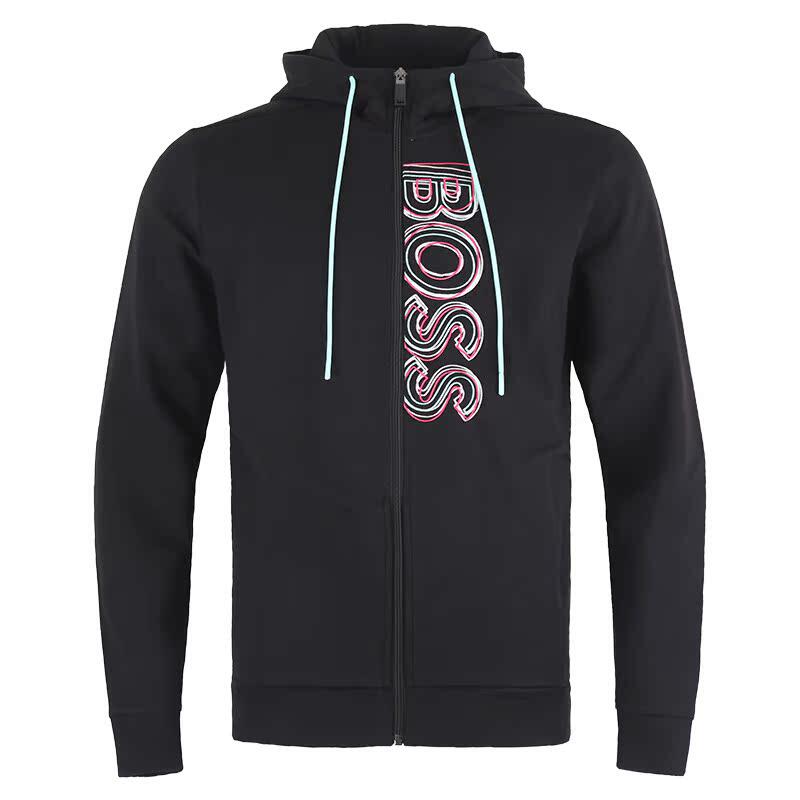 【自营】Hugo Boss/雨果博斯 男士连帽运动卫衣拉链外套 50471880