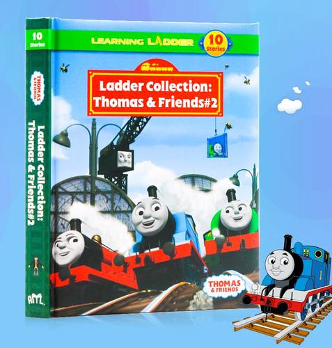 【自营】儿童英文原版绘本Thomas and Friends Learning Ladder小火车托马斯和朋友们第二部精装合辑10个故事套装分级阅读动画书籍