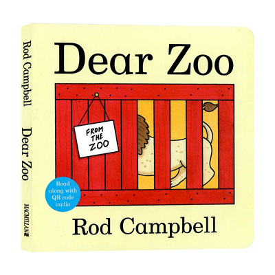 【自营】英文原版绘本dear zoo亲爱的动物园早教启蒙英语读物经典纸板书 brown bear棕熊幼儿童立体书3d翻翻书