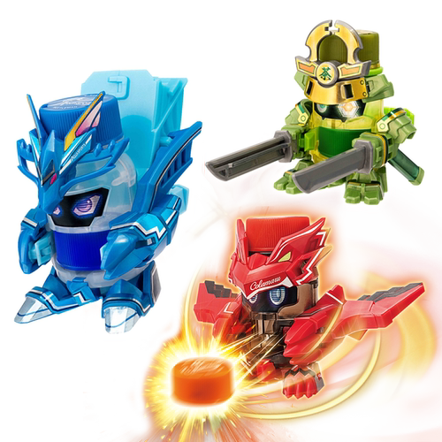 【自营】TOMY多美卡飞盖侠机器人弹射机械竞技对战玩具礼射击套组