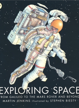 【自营】Exploring Space 探索太空 儿童科普故事绘本 天文学百科 小学生课外读物  Martin Jenkins 7-12岁 英文原版进口图书