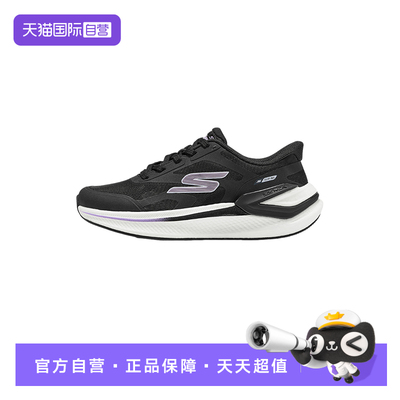 【自营】Skechers斯凯奇女鞋缓震低帮运动鞋轻便跑步鞋129782/BLK