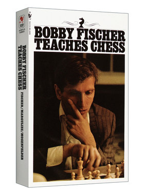 【自营】鲍比菲舍尔教授国际象棋英文原版 Bobby Fischer Teaches Chess 国际象棋入门教程书籍学习工具书12-17岁进口原版