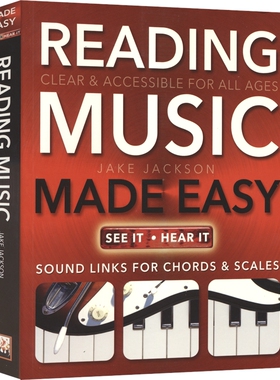 【自营】Reading Music Made Easy Clear and Accessible for All Ages 音乐变得简单系列 音乐指南 读懂乐谱 英文原版进口图书