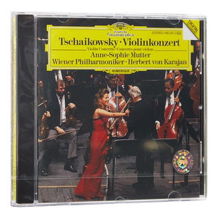 【自营】原装 柴可夫斯基 小提琴协奏曲 穆特 卡拉扬 古典CD唱片