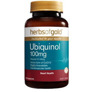 【自营】herbsofgold辅酶Q10泛醇成人中老年还原型易吸收和丽康