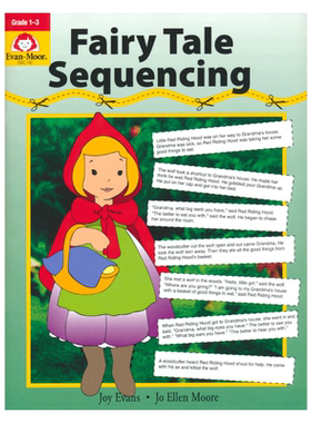 【自营】Evan-Moor Fairy Tale Sequencing 加州教辅 童话故事排序英文练习册 幼儿逻辑训练 英文原版进口图书