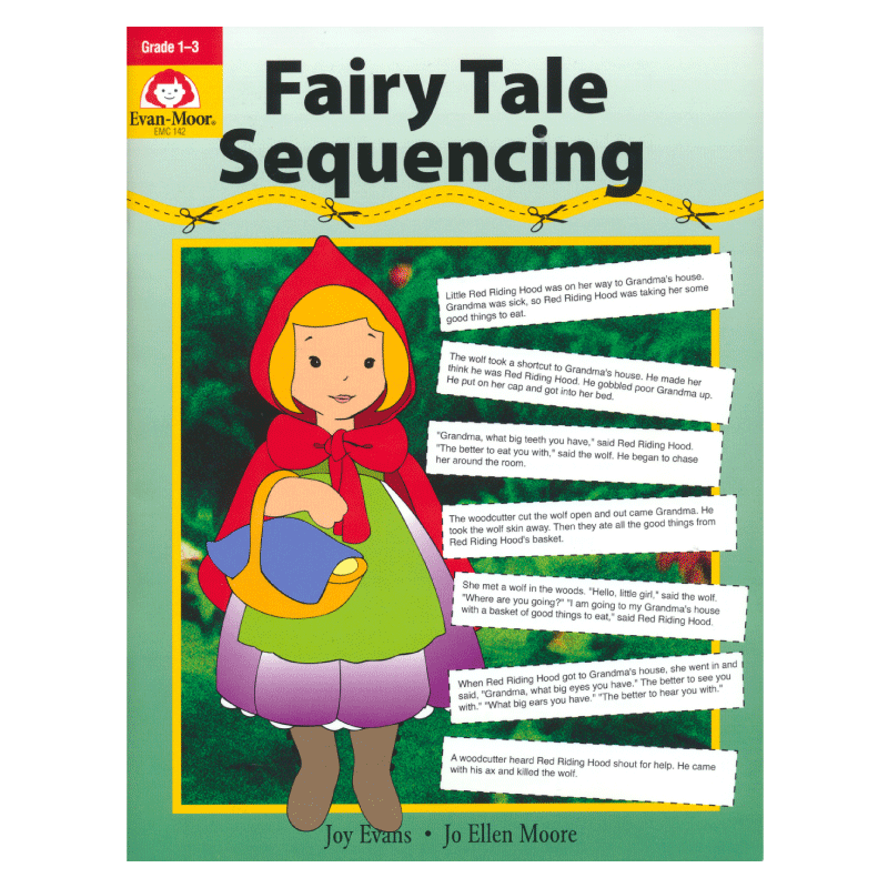 【自营】Evan-Moor Fairy Tale Sequencing 加州教辅 童话故事排序英文练习册 幼儿逻辑训练 英文原版进口图书